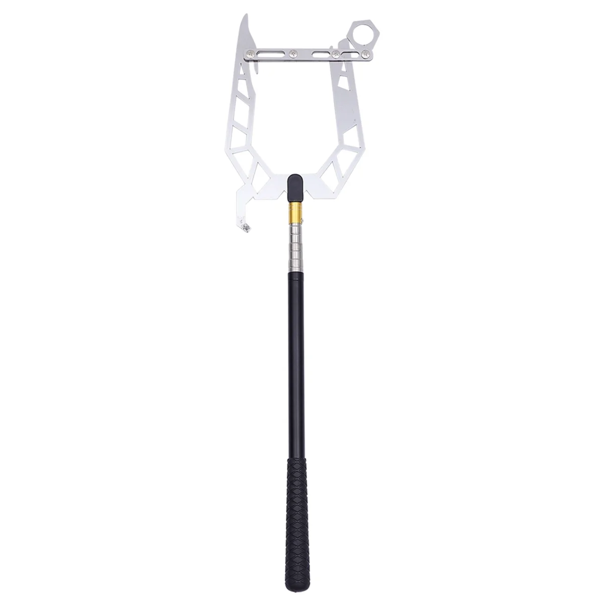 

Dock Hook Multi-Purpose Telescoping Boat Hook Long Distance Threader Mooring Rope Cable Wire Guider Fishing Rod Tool-T33C