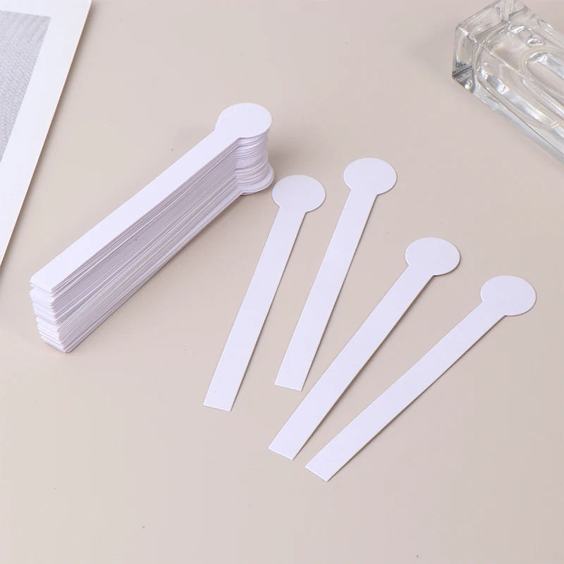 50pcs/lot Round Head Testing Aromatherapy Fragrance Perfume Essential Oils Test Tester Paper Strips 120*20mm