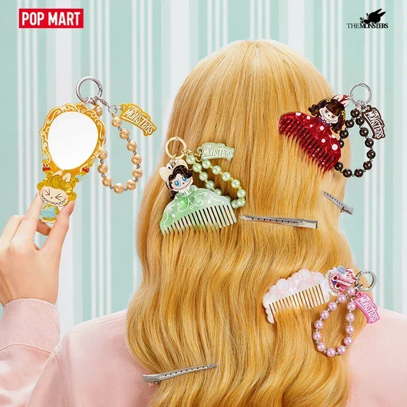 POP MART LABUBU THE MONSTERS Hair Salon Series Pendant Blind Box Guess Bag Original Toys Doll Cute Anime Figure Ornaments Gift view 4