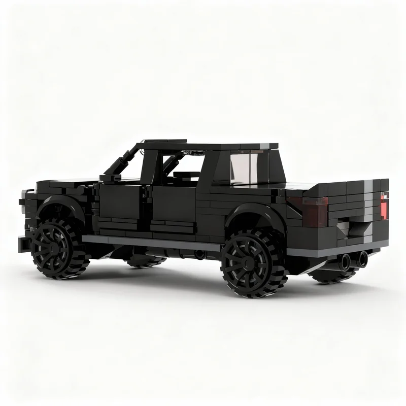 387pcs MOC Forded F 150 Shelby Super Snake City Champions Model Building Blocks Construction Toys Christmas Gifts Brick Kids