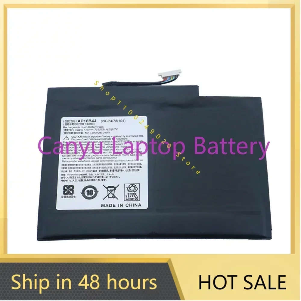 

AP16B4J For Acer Aspire Switch Alpha 12 SA5-271 PC SWITCH 5 SW512-52- ALPHA 12 -F58U 7 Black Edition 7.8V Laptop battery