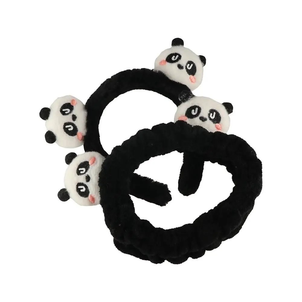

Cute Cartoon Plush Headband Kawaii Animal Ears Panda Hair Hoop Furry Makeup Headwear Women