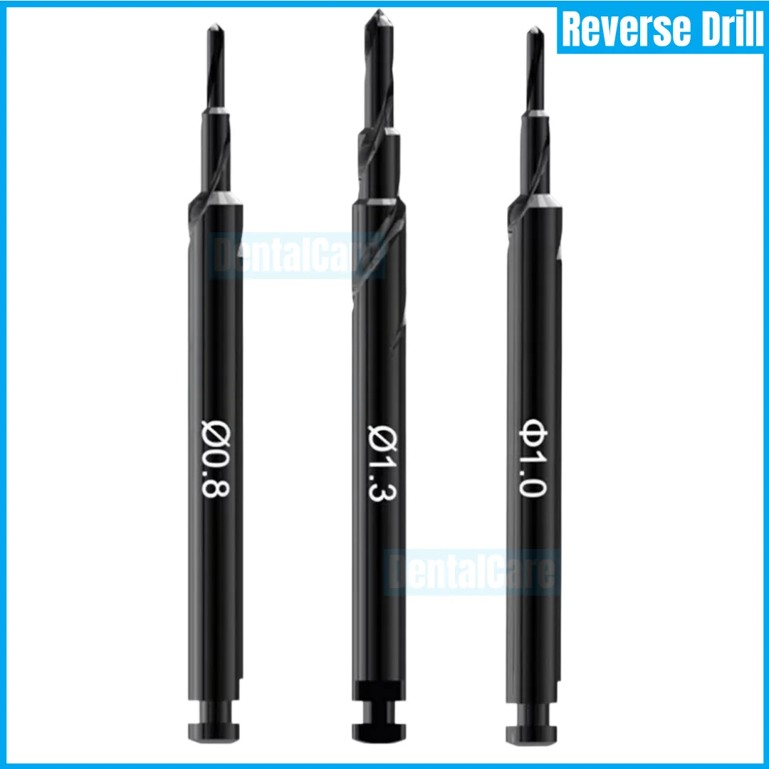 Dental Implant Fixture Broken Fractured Screw Removal SOS 0.8/1.0/1.3mm Tap Extractor for Damaged Implant Screw Removal