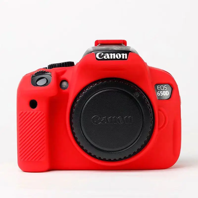 Silicone Camera Bag Suitable for Canon EOS 600D/650D/700D Protective Case Soft Shell Shockproof Scratch-Resistant