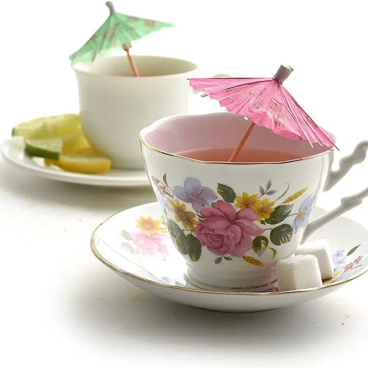 

Декоративный бумажный зонт, одноразовый зонт-зубочистка, маленький зонт-дождевик, украшение для торта, одноразовый декор для дома