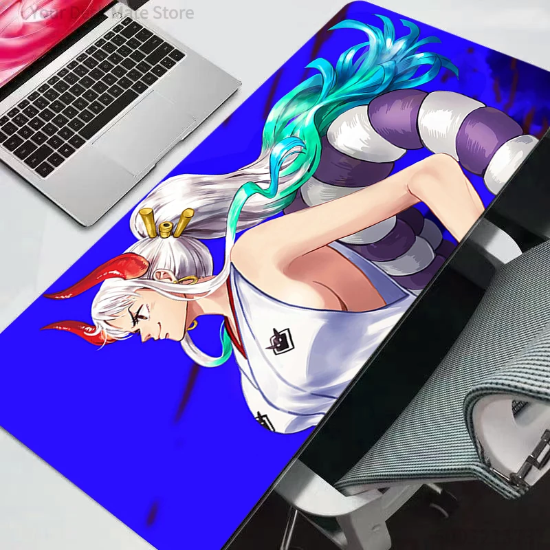 Großes Mauspad One Piece Büro-Schreibtischunterlage PC-Gaming-Zubehör XXL Laptop-Tastaturmatte Langlebig Anime