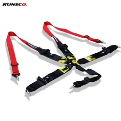 Adjustable 5-Points Harness Safe Shoulder Strap Camlock Quick Release Racing Seat Belt 2