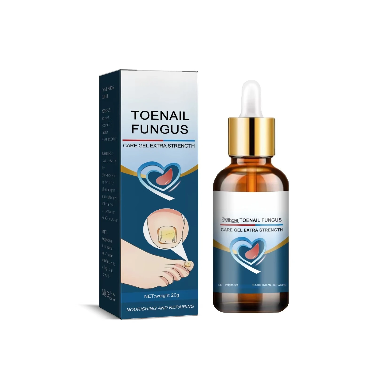 Uñas Zehen nagel Reparatur 20g Nagel Reparatur für beschädigte Nägel für Zehen nagel oder Fingernagel sichere Nagel lösung für verfärbte beschädigte Nägel