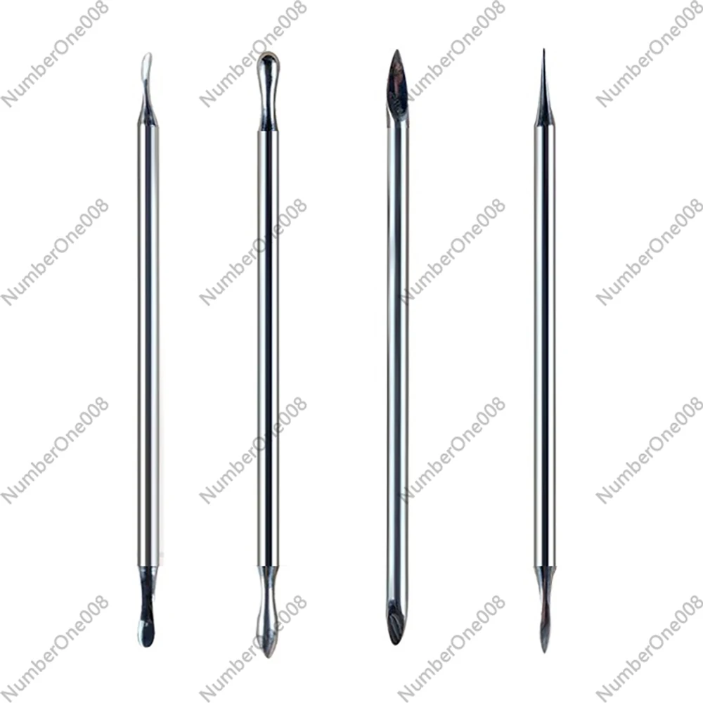 4PCS Leather Sculpting Stamping Tool Set - Animal Hair Texture & Detailing Kit for Leather Craft