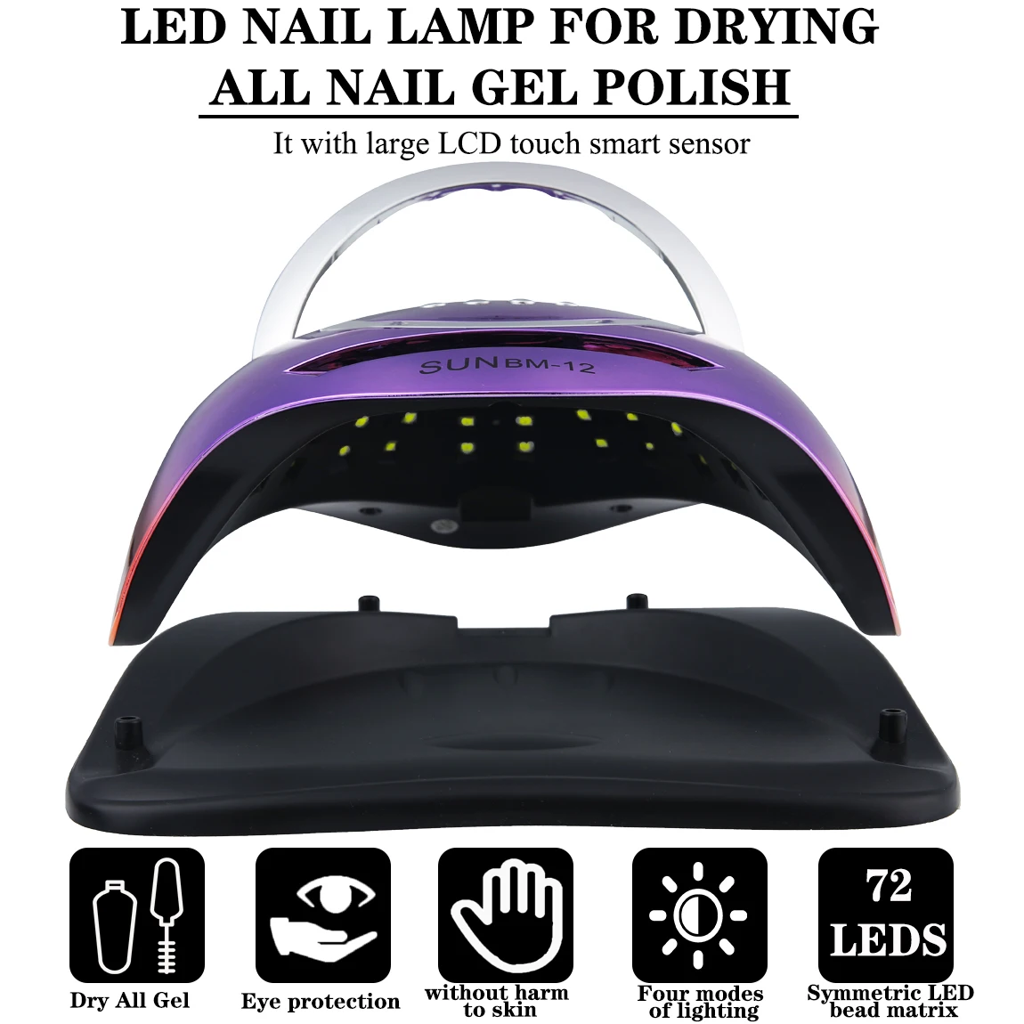 新しい UV LED ネイルランプネイル硬化ランプホームサロン用強力な LED 乾燥ランプすべてのジェルポリッシュプロフェッショナルネイル機器