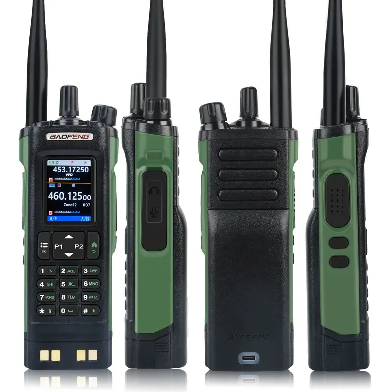 Walkie Talkie Baofeng UV-32 Air Band 10W GPS Amateur FM Two Way Radio with 2.0