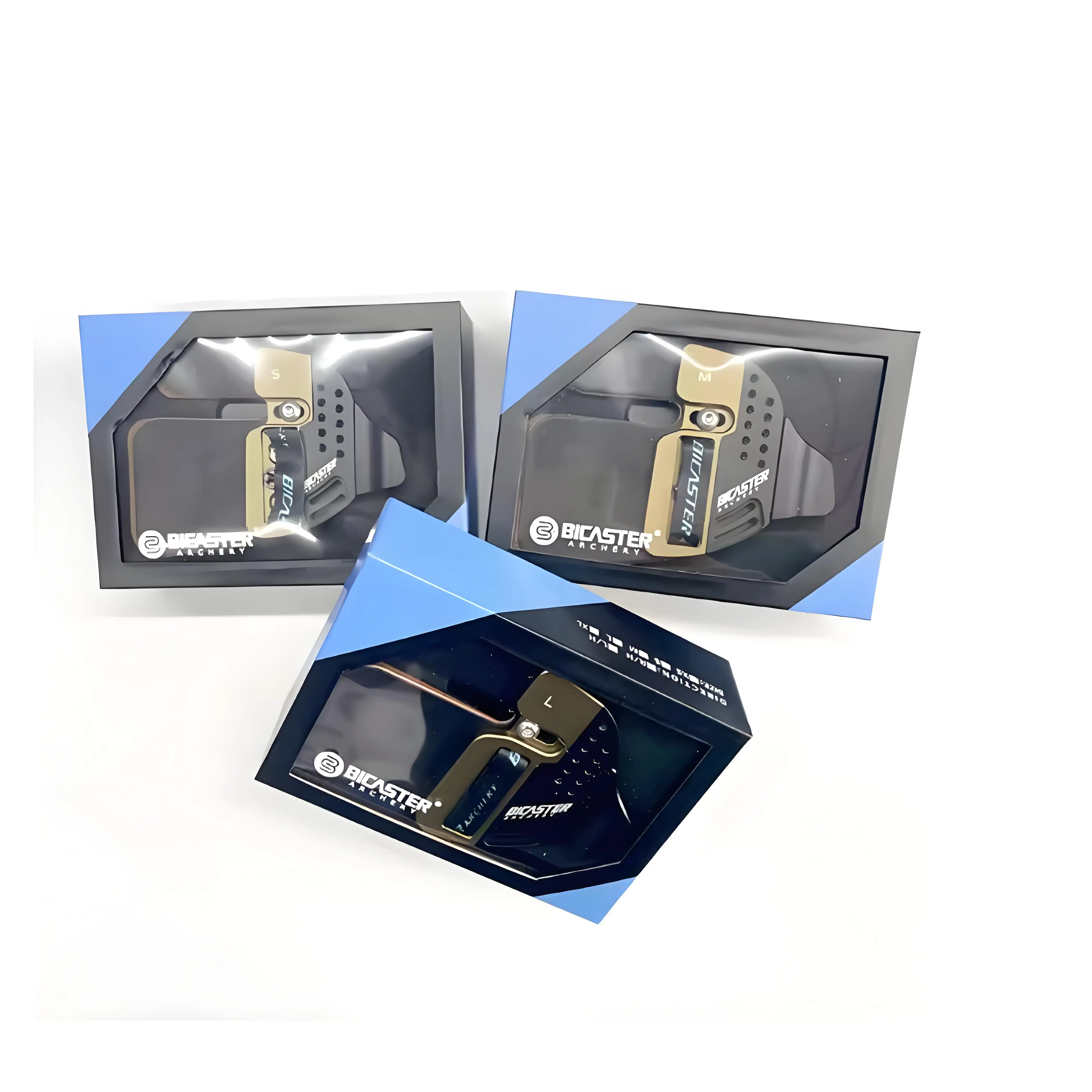 

BICASTER Стрельба из лука LOG Finger Tabs Cordovan + Алюминий S/M/L LH/RH Finger Tab Guard Защита Охота Соревнования Стрельба