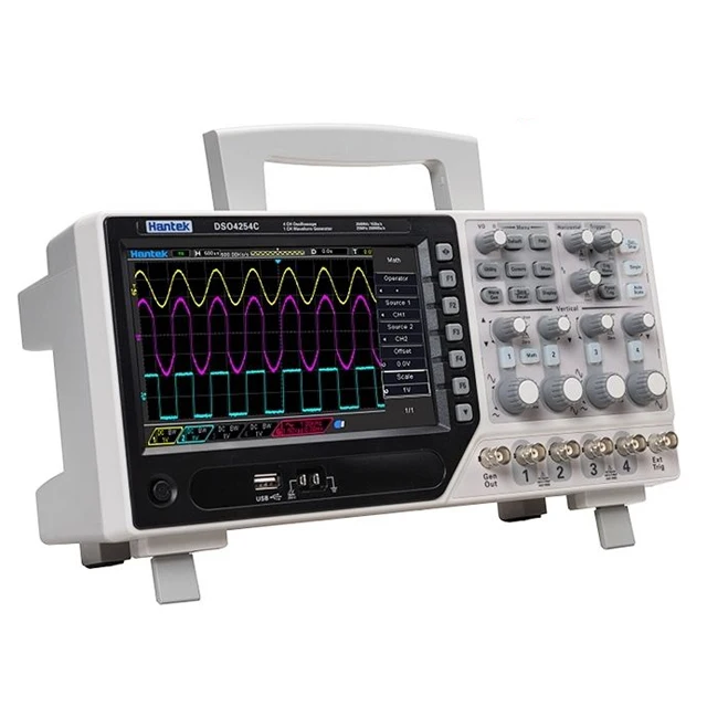 Portable USB DSO4254C Digital Oscilloscope 4 Channels 250mhz