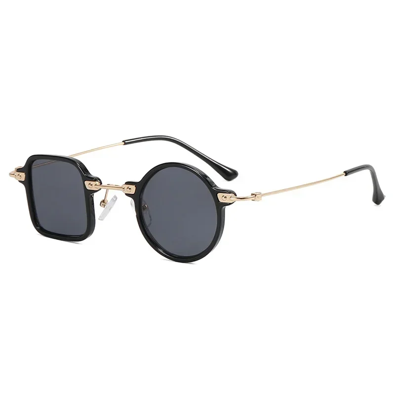 Irregular Square Round Frame Sunglasses Female TR90 Anti-UV Sun Glasses Men Steampunk Shades Luxury Personality Eyewear UV400