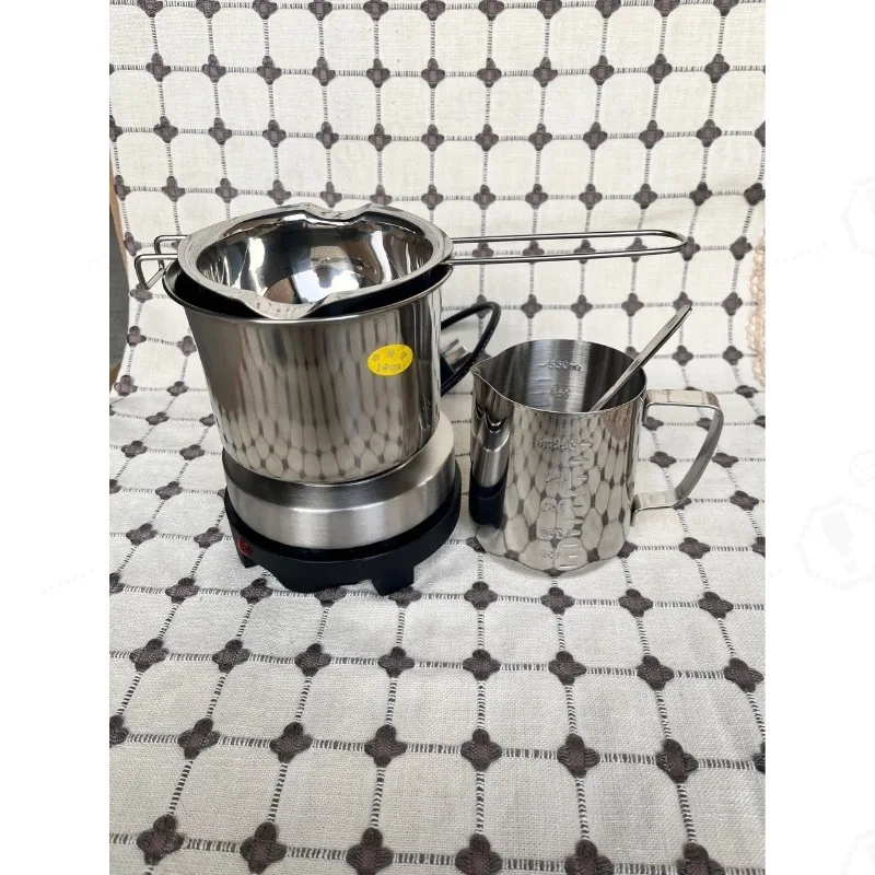 

Handmade Candle Making Tools Stainless Steel Wax Melting Pot Stirring Stick Measuring Cup Double Boiler Wax Heating Pot