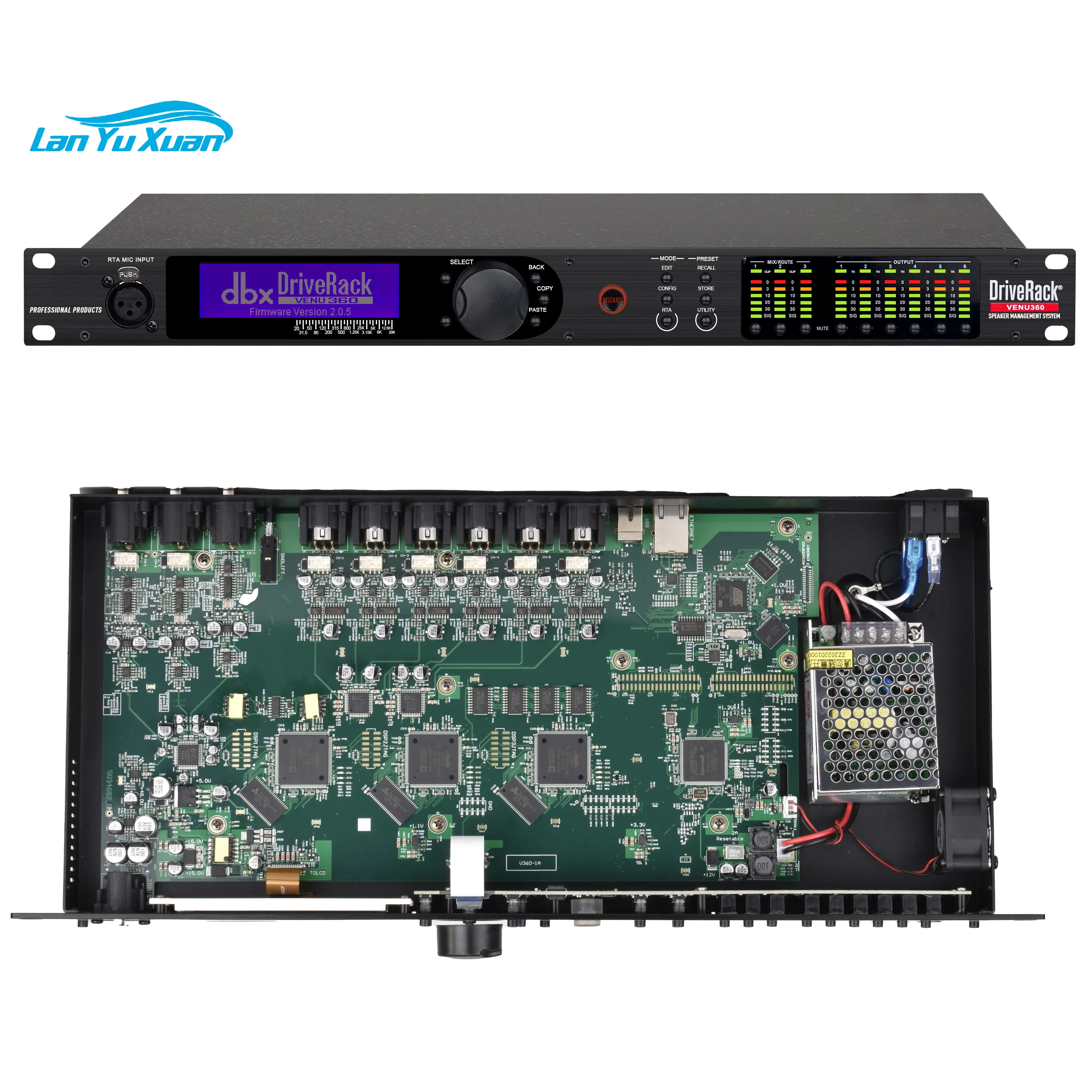 

DriveRack 360 VENU Digital Professional Stereo Stage Equalizer Audio Processor for Professional Stage Sound Equipment