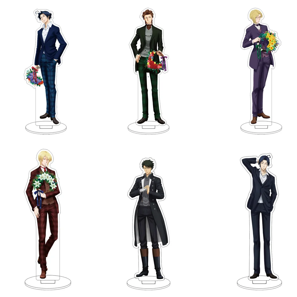 

16CM Anime Moriarty The Patriot‌ William James Moriarty Albert James Moriarty Cos Acrylic Figure Stand Ornaments Chirstmas Gifts