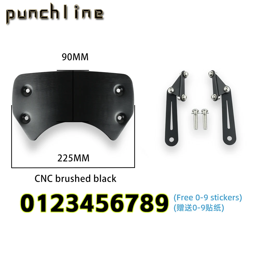 Monkey 125 Windscreen 2018-2024 for Honda
