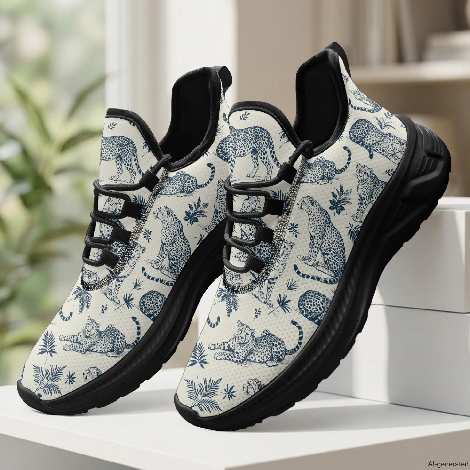 XIXIRIMIDO Womens Walking Shoes Leopard Print Football Sneakers Mens Gym Sports Casual Fashion Shoes Trainers Shoes 35-48