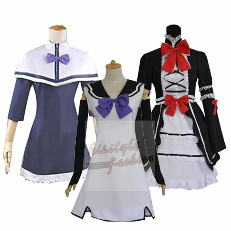 

Brynhildr in the Darkness Gokukoku no Brynhildr Kuroha Neko Cosplay Costume,Customized Accepted
