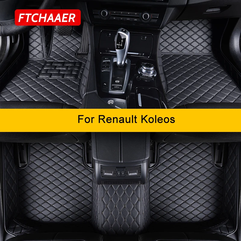 

FTCHAAER Custom Car Floor Mats For Renault Koleos Auto Carpets Foot Coche Accessorie