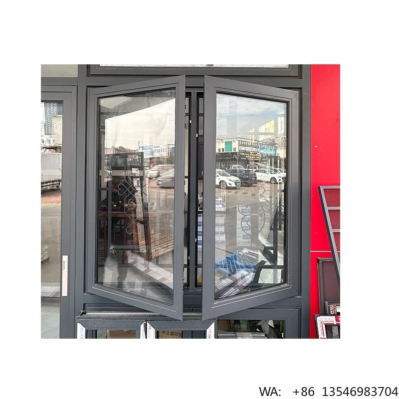 

Cheap Aluminium Glass Frame Window Aluminium Profiles Casement windows with Good Heat Insulation