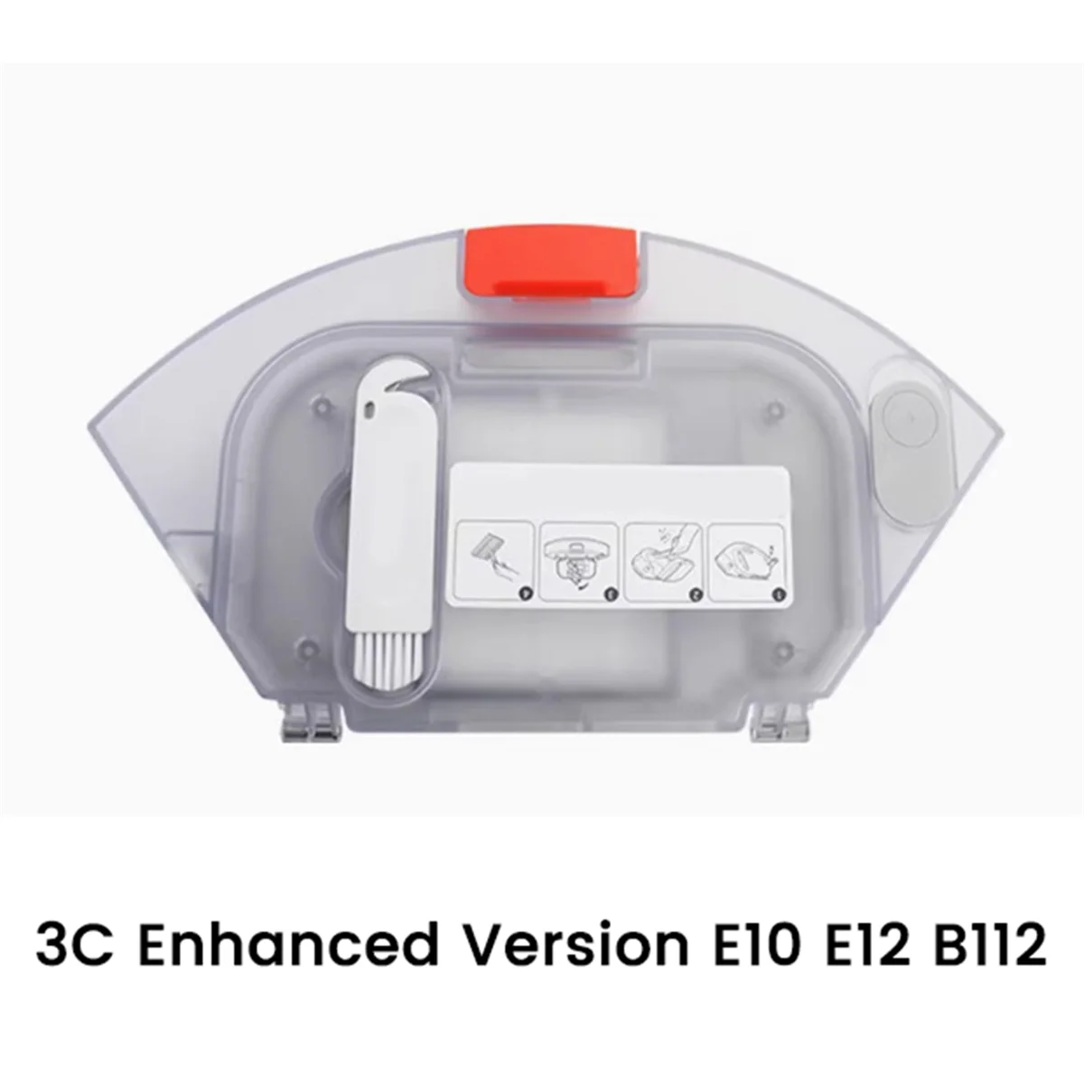 2 в 1, резервуар для воды, пылесборник для Mijia 3C, улучшенная версия E10 E12 B112, робот-пылесос, запасные части, мусорное ведро # ABLE