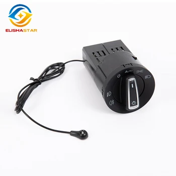 14 Pins Autoscheinwerferschalter für VW Passat B5 B7 Transporter T5 Polo Tiguan Jetta Golf 4 Lichtschalter 3BD 941531