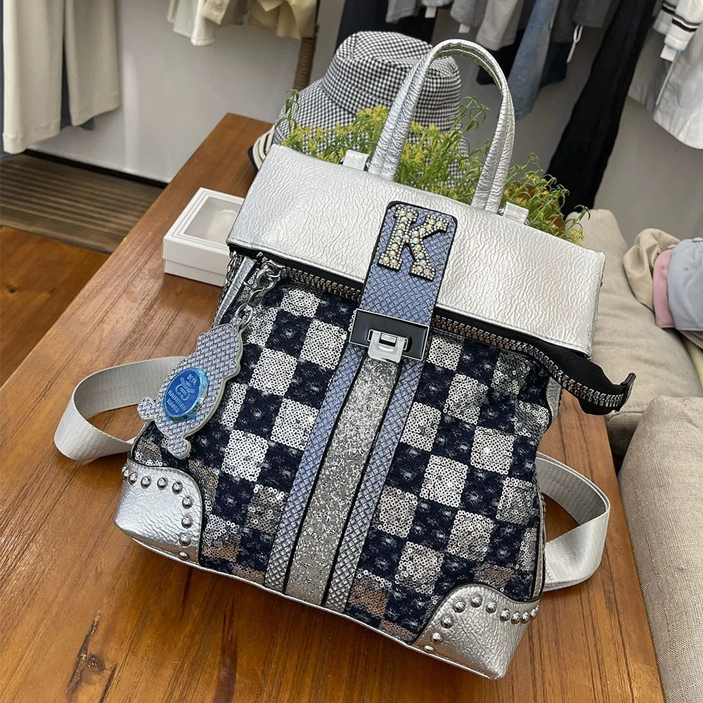 

Large Backpack For Women Vintage Pu Leather Daypack Fashion Travel Bag Retro Teenage Girls School Bag Sac A4 Magazine Backpack
