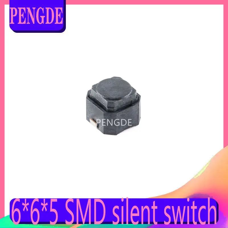 Original braided 6*6*5 patch silent switch light touch switch button silicone silent button micro switch