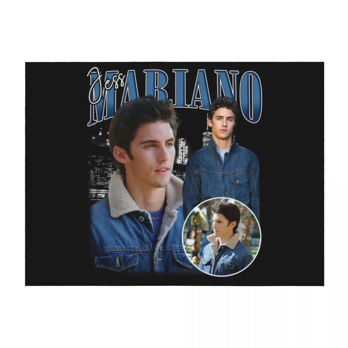 

Jess Mariano Signature Vintage Retro Style Throw Blanket For Baby Soft Big heavy to sleep Winter beds Blankets