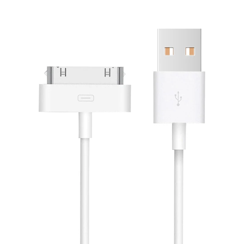 

30 Pin USB Data Cable Charger Cord For IPhone 4 4S 3GS 3G IPad 2 3 IPod Nano Touch Charging Kabel Chargeur Cable For samsung