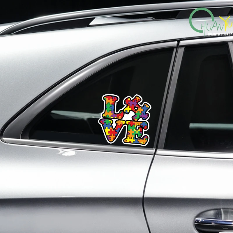 15cm Show Your Support for Autism Awareness with this Premium Quality Vinyl Car Decal Sticker