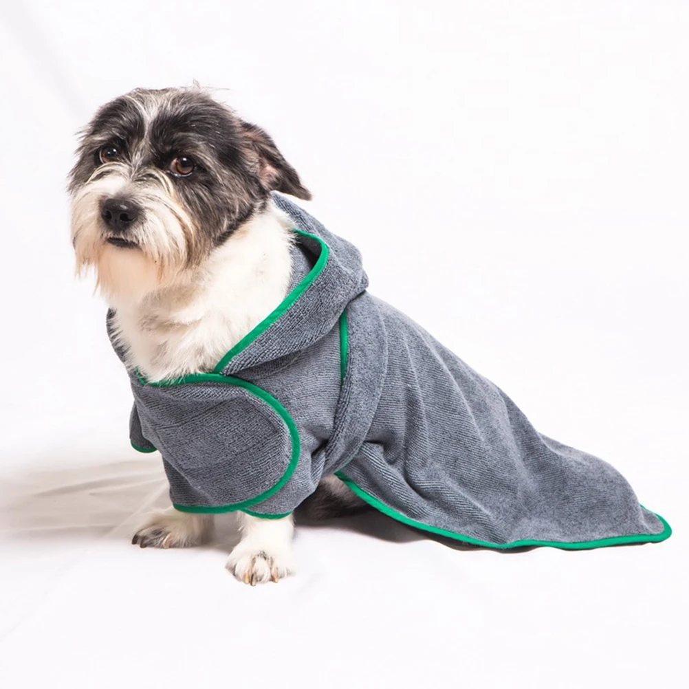 

Pet Shower Bath Towel Bathrobe for Dogs Absorbent Super Small Washing