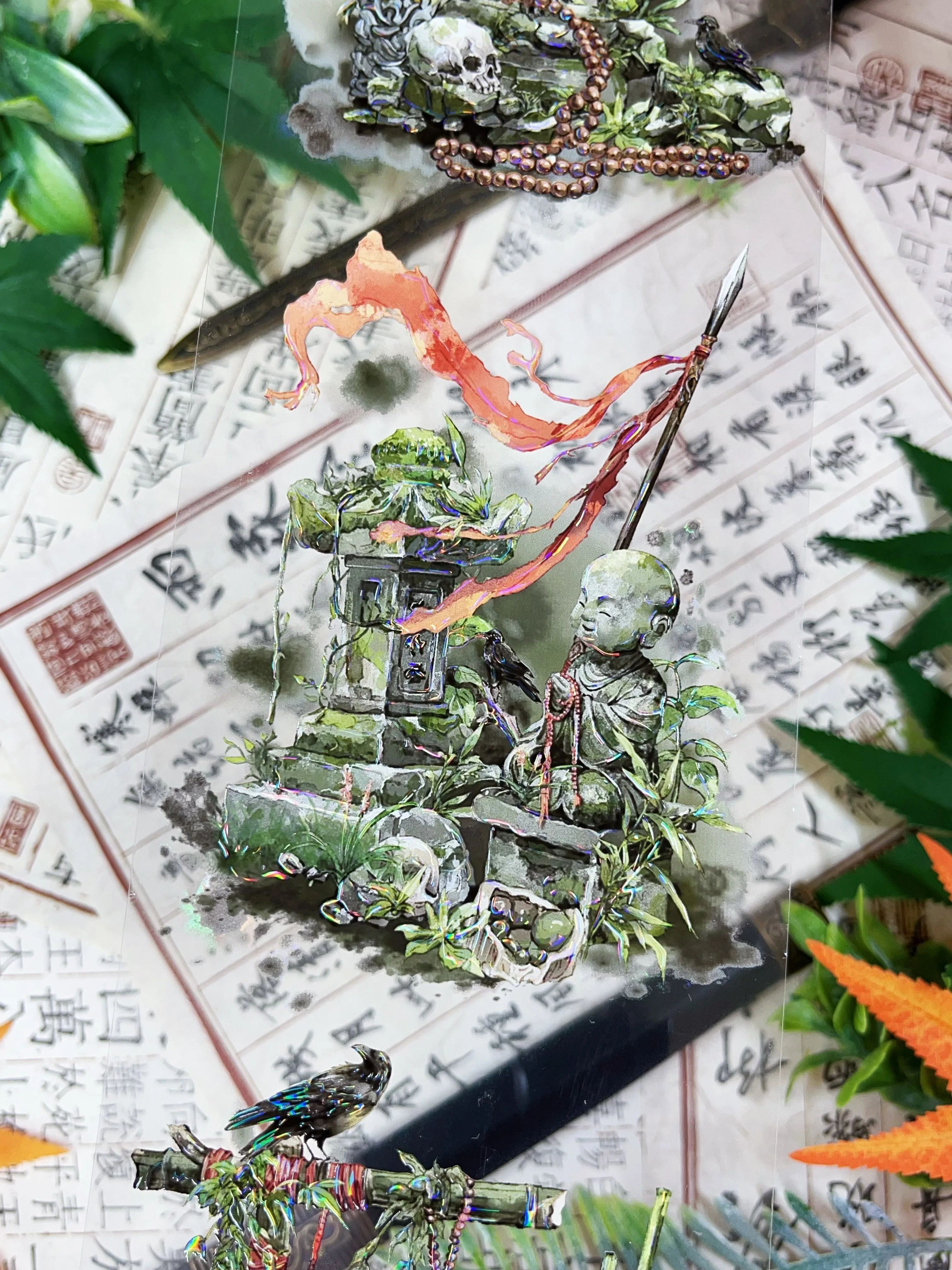 

Одинокий журавль, тень, блестящая оболочка, ПЭТ-ленты, принадлежности для рукоделия, сделай сам, скрапбукинг, изготовление карт, декоративная наклейка с планом