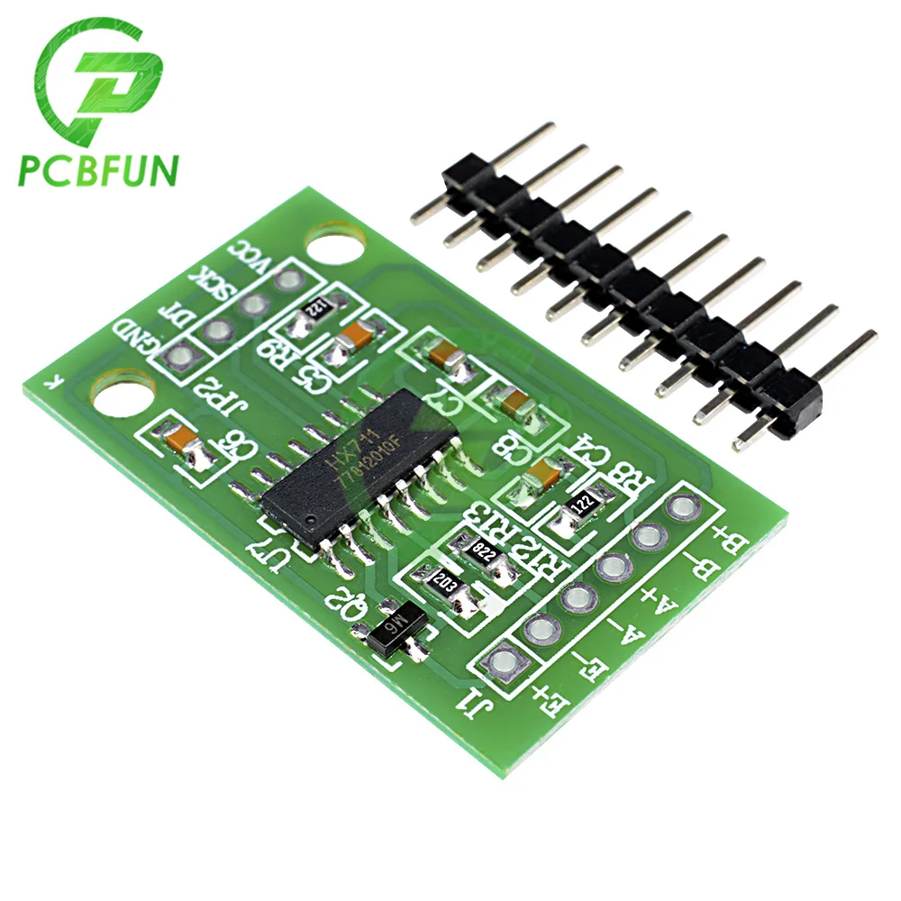 1-10pcs HX711 Weighing Sensor Module Dual-Channel 24 Bit Precision A/D Module Pressure Weighing Sensor Board for Scale