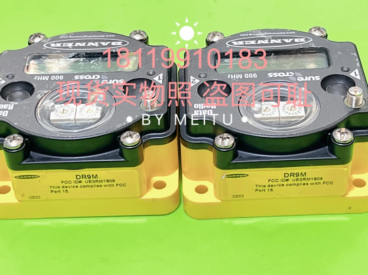 US Bonner BANNER Photoelectric Switch Sensor DR9M, As Shown In The Picture, 2 Units In Stock Without Packaging