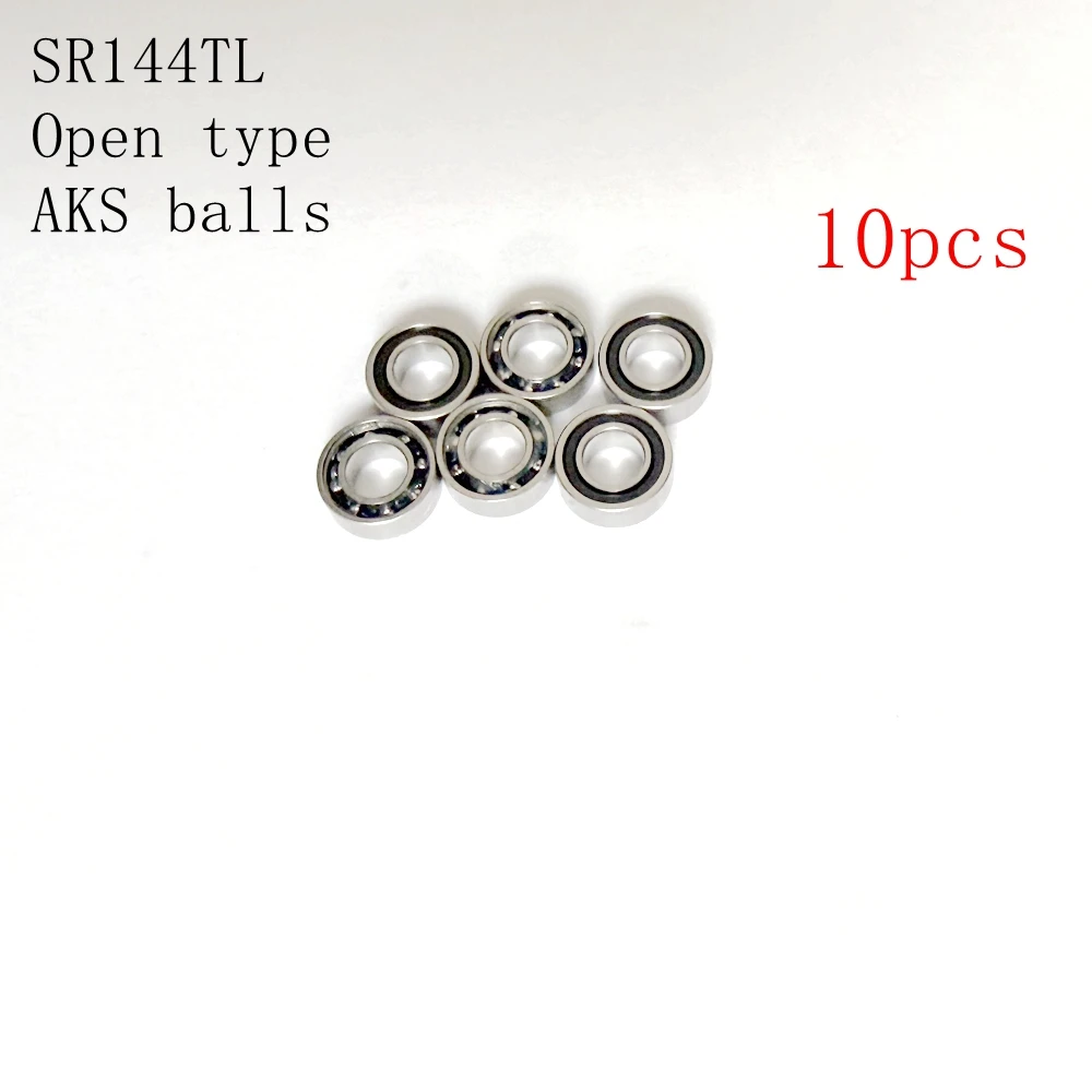 10pcs High Speed Handpiece Turbine Rotor Stainless Ball Bearings SR144TL For CA Dabi 3.175x6.35x2.38mm
