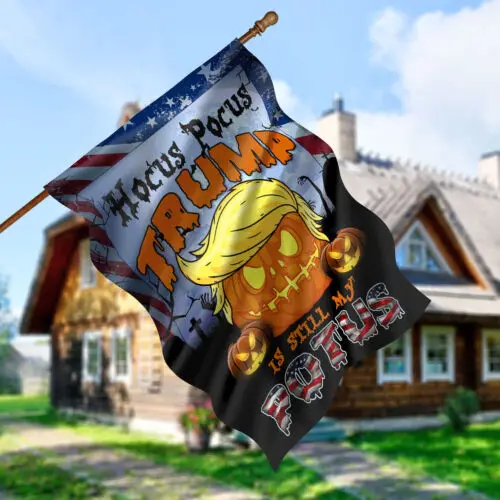 Halloween Trump Still Is My Potus Decorative Garden Flag