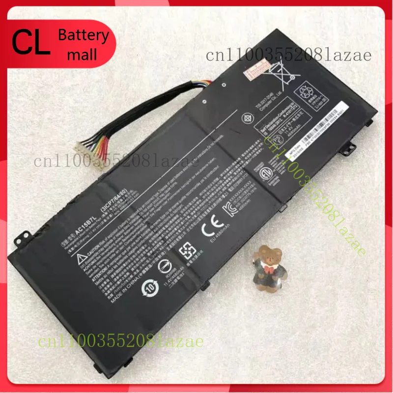 

New 55.5Wh Genuine AC15B7L Battery for Acer Aspire V15 Nitro VN7-591 31CP7/64/80