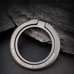 Mobile Phone Magnetic Holder for Magsafe Car Magnet Stand for Cellphone Grip Foldable Metal Ring Support for iPhone 14 15 16 17