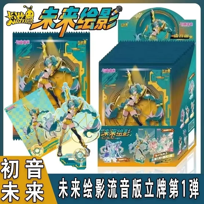 

Kayou Genuine Anime Role Hatsune Miku Card Charm Pack Shining Superstar Party Show Cards Ur Cr Rare Collection Card Toy Gifts