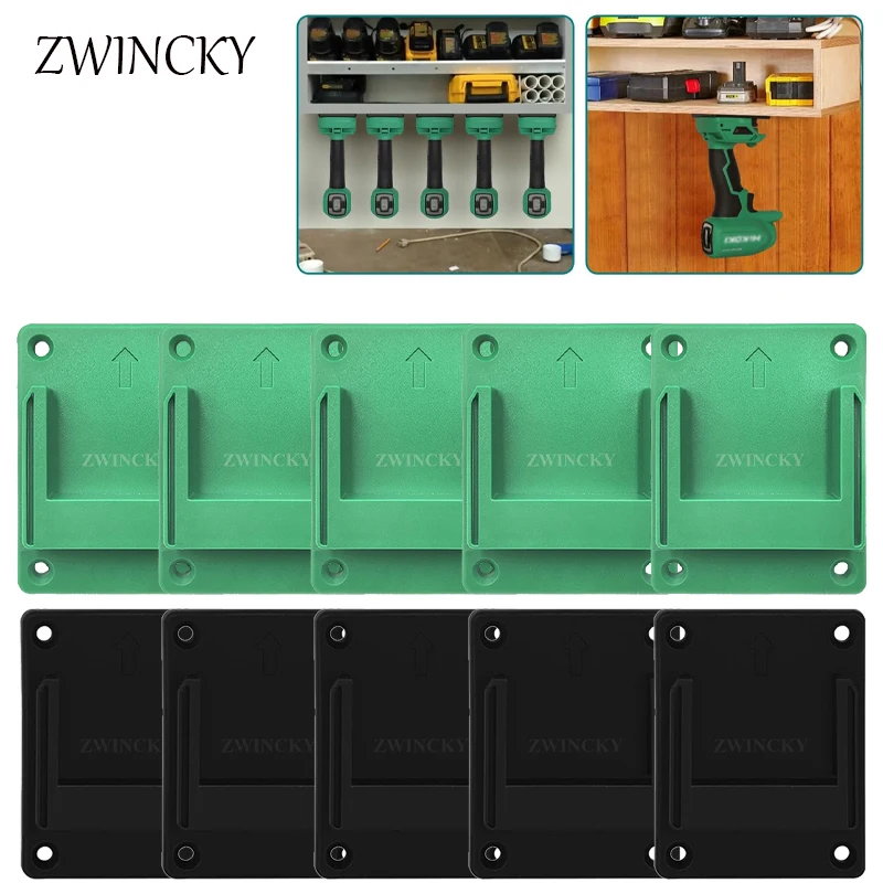 Tool Mount Storage Bracket For Hitachi Hikoki For Metabo HPT 18V/36V Li-ion Battery Tool Machine Drill Holder Slots Stand