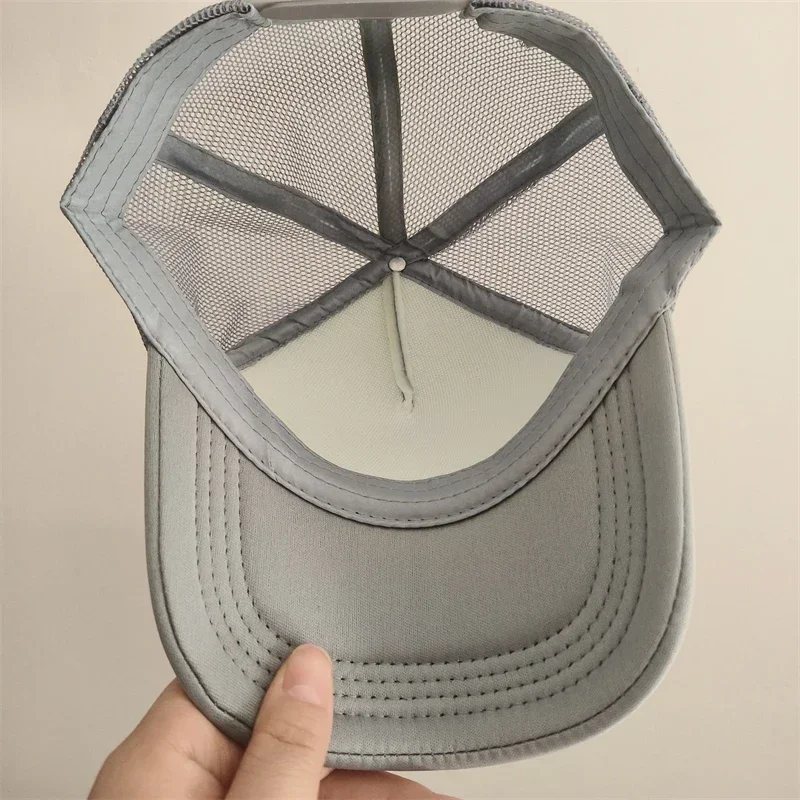 Sombreros de malla con logotipo personalizado para hombres y mujeres, gorras de camionero de espuma, gorras de béisbol de equipo deportivo, sombrero