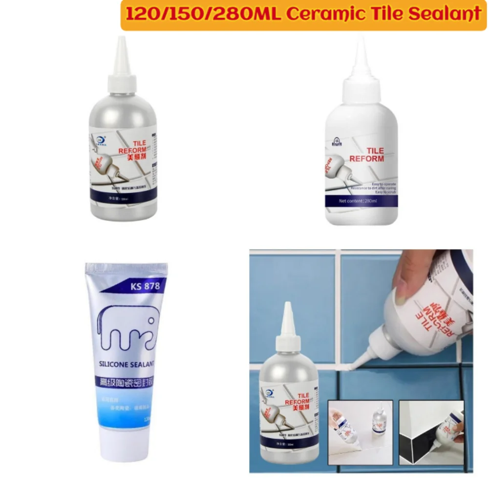 Repair Agent Waterproof White Gold Ceramic Tile Filling Beauty Seam Floor Sealant Tile Repair Porcelain Tiles Flooring Cleaner