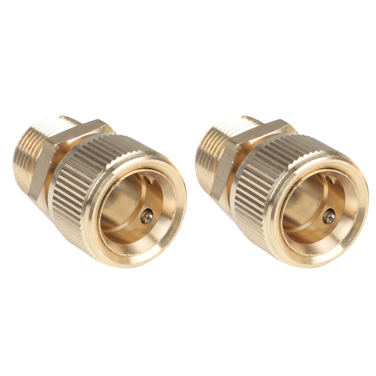 2pcs Copper External Thread 22*1.5 Joint Cleaning Machine Water Pipe Joint Water Connection Copper Quick Connect