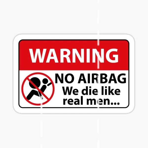 

Airbag No Car Label Sticker Adhesive