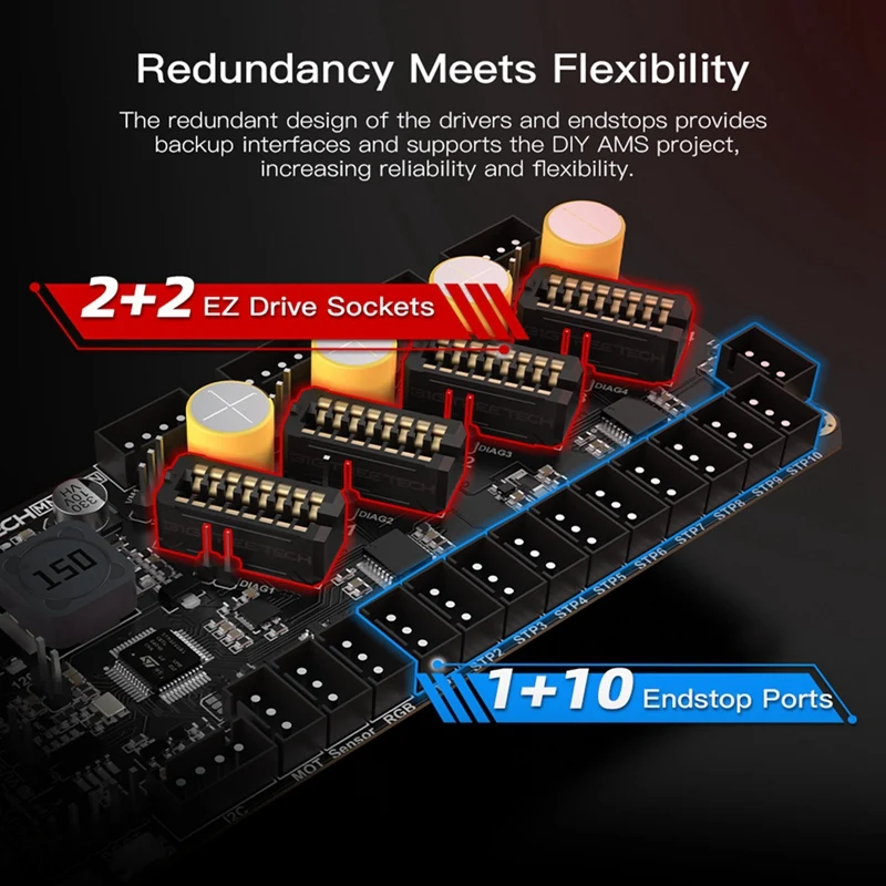 BIGTREETECH MMB CAN ERCF V1.0 Board Enraged Rabbit Carrot Feeder ERCF Control Board For Voron V2.4 Trident DIY AMS Klipper