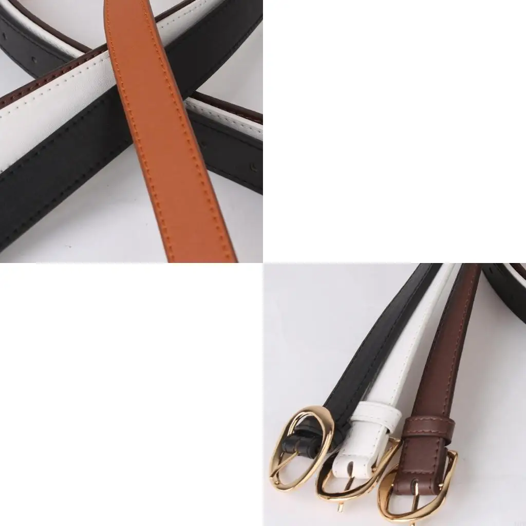 

Ретро -пояс Золотая пряжка простая элегантная пояса для талии для платья с оберточным платьем платья