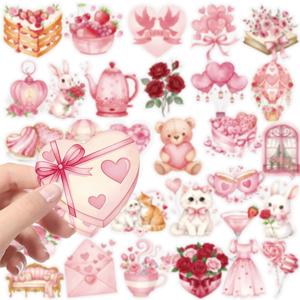 10/30/56 قطعة شفافة الرجعية المجففة زهرة الورد ملصقات مقاوم للماء الكتابة على الجدران حقيبة دراجة نارية الهاتف Vintage ملصق PET ديكور